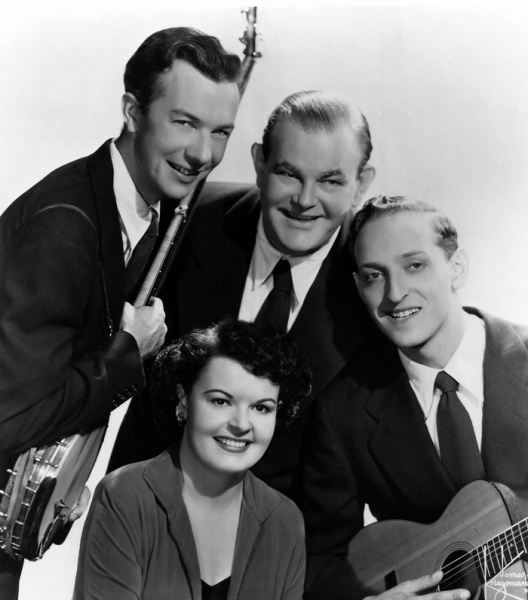 The Weavers (front: Ronnie Gilbert; rear, left to right: Pete Seeger, Lee Hays, Fred Hellerman)